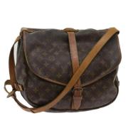 Louis Vuitton Vintage Pre-owned Canvas louis-vuitton-vskor Brown, Dam