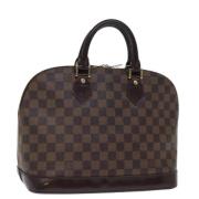 Louis Vuitton Vintage Pre-owned Canvas handvskor Brown, Dam