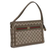 Gucci Vintage Pre-owned Canvas gucci-vskor Beige, Dam