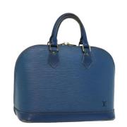 Louis Vuitton Vintage Pre-owned Laeder handvskor Blue, Dam