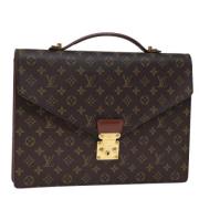 Louis Vuitton Vintage Pre-owned Canvas handvskor Brown, Dam