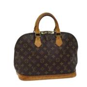 Louis Vuitton Vintage Pre-owned Canvas handvskor Brown, Dam