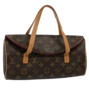 Louis Vuitton Vintage Pre-owned Canvas handvskor Brown, Dam