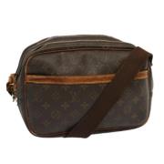 Louis Vuitton Vintage Pre-owned Canvas axelremsvskor Brown, Dam