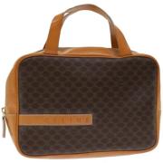 Celine Vintage Pre-owned Laeder handvskor Brown, Dam