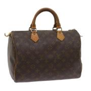 Louis Vuitton Vintage Pre-owned Canvas handvskor Brown, Dam