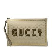 Gucci Vintage Pre-owned Laeder gucci-vskor White, Dam