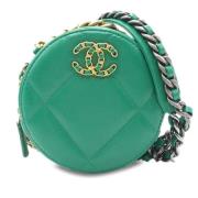 Chanel Vintage Pre-owned Laeder chanel-vskor Green, Dam