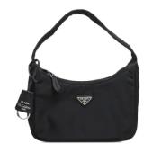 Prada Vintage Pre-owned Canvas prada-vskor Black, Dam