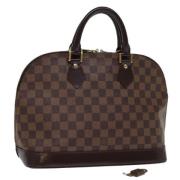 Louis Vuitton Vintage Pre-owned Canvas handvskor Brown, Dam