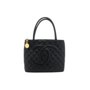 Chanel Vintage Pre-owned Laeder chanel-vskor Black, Dam