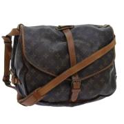 Louis Vuitton Vintage Pre-owned Canvas louis-vuitton-vskor Brown, Dam