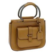 Gucci Vintage Pre-owned Laeder handvskor Brown, Dam