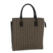 Celine Vintage Pre-owned Canvas handvskor Brown, Dam