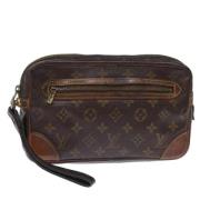 Louis Vuitton Vintage Pre-owned Canvas kuvertvskor Brown, Dam