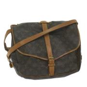 Louis Vuitton Vintage Pre-owned Canvas louis-vuitton-vskor Brown, Dam