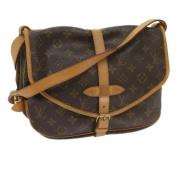 Louis Vuitton Vintage Pre-owned Canvas louis-vuitton-vskor Brown, Dam