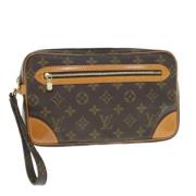 Louis Vuitton Vintage Pre-owned Canvas kuvertvskor Brown, Dam