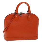 Louis Vuitton Vintage Pre-owned Laeder handvskor Orange, Dam