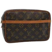 Louis Vuitton Vintage Pre-owned Canvas kuvertvskor Brown, Dam