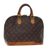 Louis Vuitton Vintage Pre-owned Canvas handvskor Brown, Dam