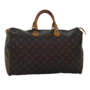 Louis Vuitton Vintage Pre-owned Canvas handvskor Brown, Dam