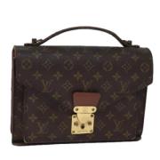 Louis Vuitton Vintage Pre-owned Canvas handvskor Brown, Dam