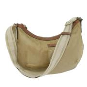 Gucci Vintage Pre-owned Canvas gucci-vskor Beige, Dam