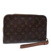 Louis Vuitton Vintage Pre-owned Canvas kuvertvskor Brown, Dam