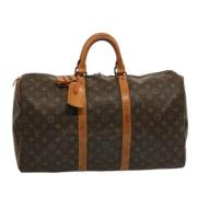 Louis Vuitton Vintage Pre-owned Canvas resvskor Brown, Dam