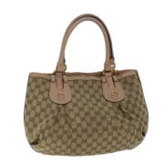 Gucci Vintage Pre-owned Canvas handvskor Beige, Dam