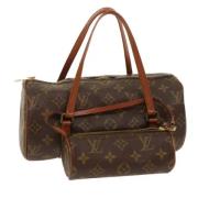 Louis Vuitton Vintage Pre-owned Canvas handvskor Brown, Dam