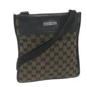 Gucci Vintage Pre-owned Canvas gucci-vskor Black, Dam