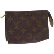 Louis Vuitton Vintage Pre-owned Canvas necessrer Brown, Dam