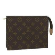 Louis Vuitton Vintage Pre-owned Canvas necessrer Brown, Dam