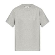 Ami Paris Logo T-shirt Gray, Dam