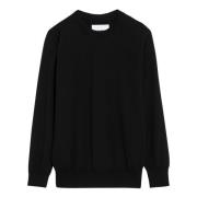 Jil Sander Rundhalsad Tröja Black, Dam