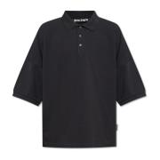 Palm Angels Polo med tryckt logotyp Black, Herr