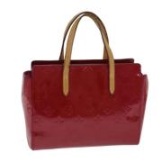 Louis Vuitton Vintage Pre-owned Laeder handvskor Red, Dam