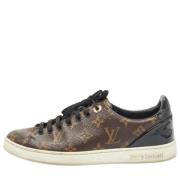 Louis Vuitton Vintage Pre-owned Belagd canvas sneakers Brown, Dam