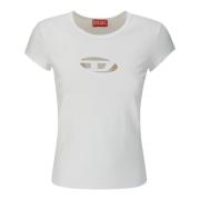 Diesel Angie T-Shirt White, Dam