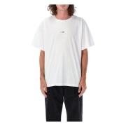 MM6 Maison Margiela Vit T-shirt med ikonisk logopatch White, Herr