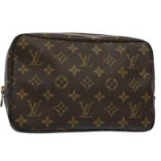 Louis Vuitton Vintage Pre-owned Canvas kuvertvskor Brown, Dam