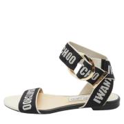 Jimmy Choo Pre-owned Pre-owned Canvas sandaler Black, Dam