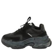 Balenciaga Vintage Pre-owned Nylon sneakers Black, Dam