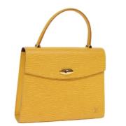 Louis Vuitton Vintage Pre-owned Laeder handvskor Yellow, Dam