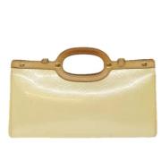 Louis Vuitton Vintage Pre-owned Laeder handvskor Beige, Dam