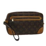 Louis Vuitton Vintage Pre-owned Canvas kuvertvskor Brown, Dam