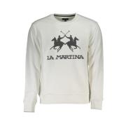 La Martina Elegant Långärmad Sweatshirt White, Herr