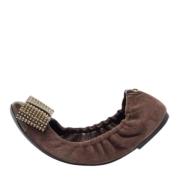 Louis Vuitton Vintage Pre-owned Mocka lgskor Brown, Dam